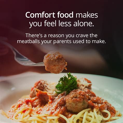 Comfort food really does make you feel less alone ...