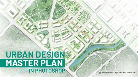 Urban Design Master Plan Rendering | Free building shadow actions - YouTube