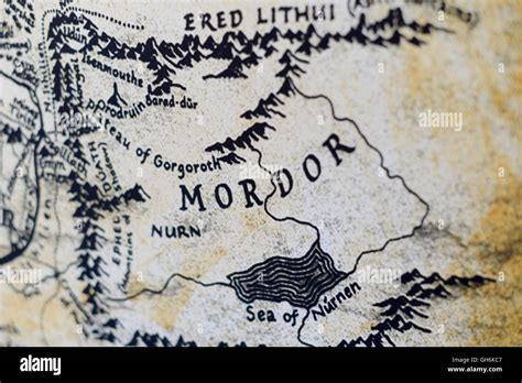 Map Of Mordor | Color 2018