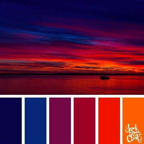 Pin by A.H on Colour SpLaSh | Sunset color palette, Color palette ...