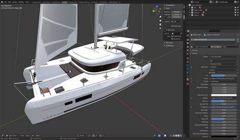 Catamaran lagoon 42 model - TurboSquid 1702050