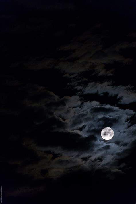 Full Moon With Clouds Pictures