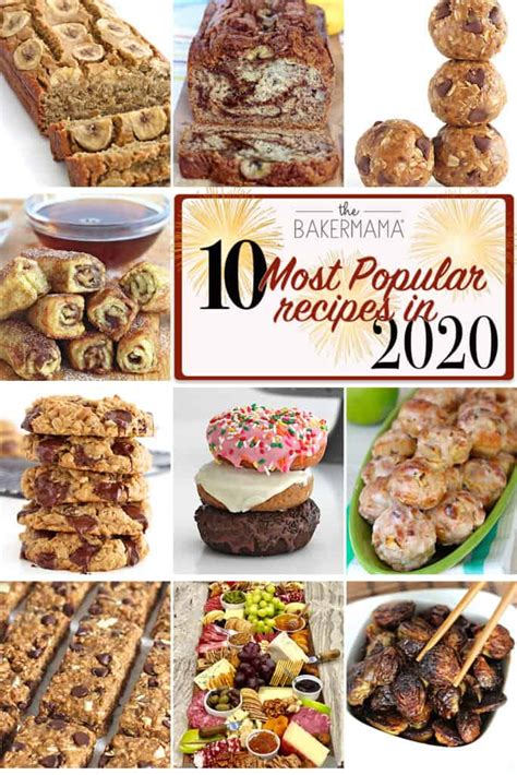 10 Most Popular Recipes in 2020 - The BakerMama