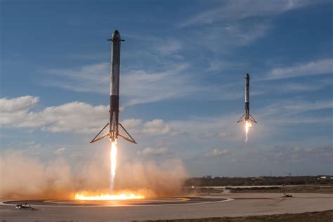 Falcon Heavy demo landing | The Planetary Society