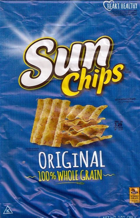 Cheeseburger Crisps & Other Stories: Sunchips Original 100% Whole Grain