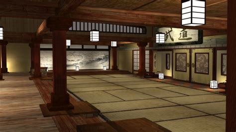 Traditional Japanese dojo. | Casas japonesas, Casa tradicional japonesa ...