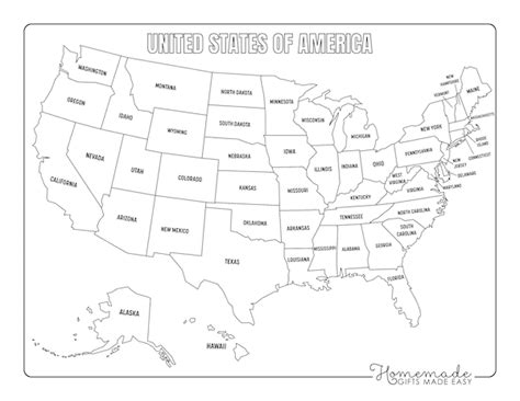 50 States And Capitals Blank Map 2022 Us Map Printable Blank | Images ...