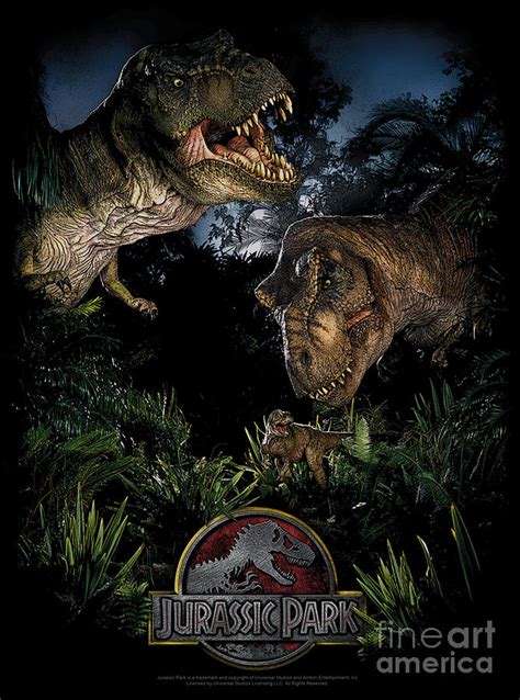 Jurassic Park Lost World Happy Family Digital Art by Samantha Pease ...