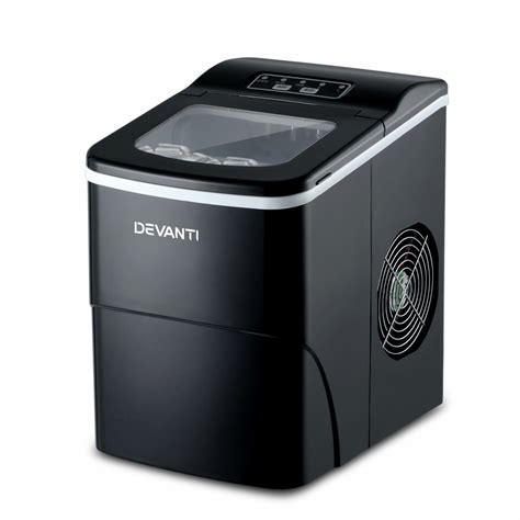 Devanti 2L Ice Maker Portable Ice Cube Machine - Black - Bunnings Australia