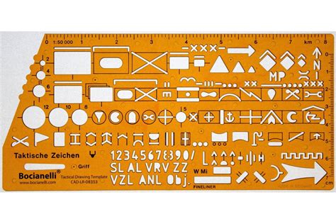 Buy NATO Army Troop Military Tactical Map Plan Marking Symbols Drawing ...