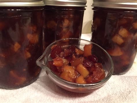 Spiced Apple Cranberry Chutney - Canning Homemade!