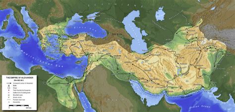 Macedonian Empire Map - pointgreece.com