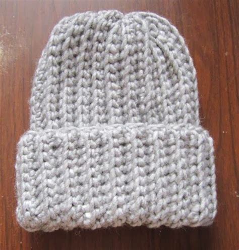 Crochet Ribbed Hat Pattern - Homestead Acres