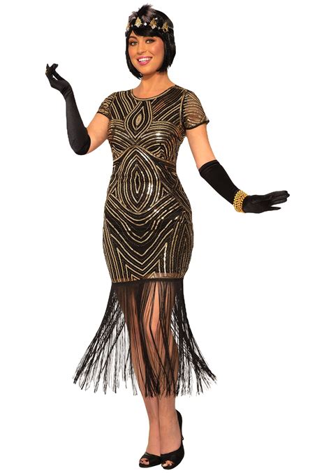 Women's Art Deco Flapper Dress Costume