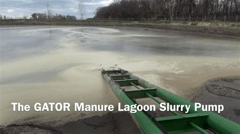 GATOR Slurry PUMP for Manure Lagoon Management - Gator Pump