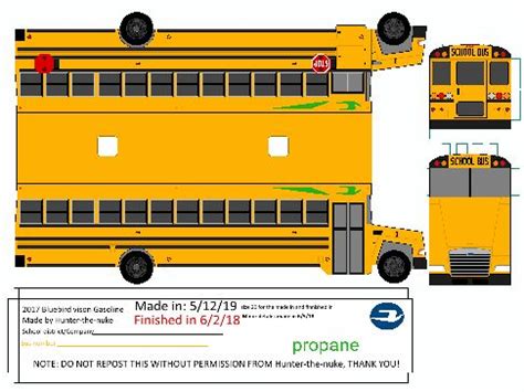 Pin by nesmithj on paper School bus Templates | School bus, Paper ...