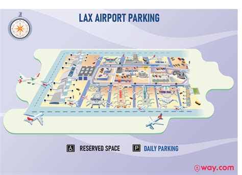 LAX Airport Map - Los Angeles International Airport Map