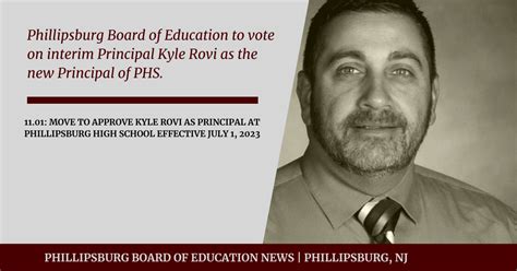 Phillipsburg Board of Education to Vote on New High School Principal ...