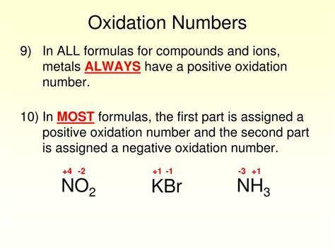 PPT - Oxidation Numbers PowerPoint Presentation, free download - ID:5075015