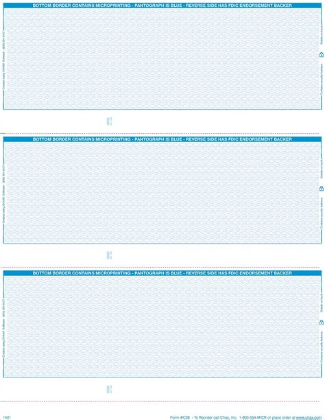 3-to-a-Page Business Checks - Standard (QuickBooks)