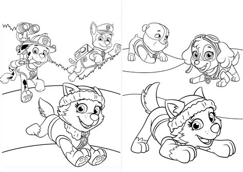 Paw Patrol Dinosaur Coloring Pages - Paw Patrol Coloring Pages Coloring ...