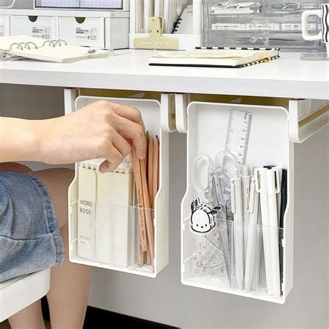 Under Table Stationary Storage Drawer - Shop Online on roomtery