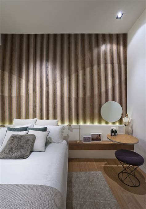 20 Modern And Creative Bedroom Design Featuring Wooden Panel Wall ...