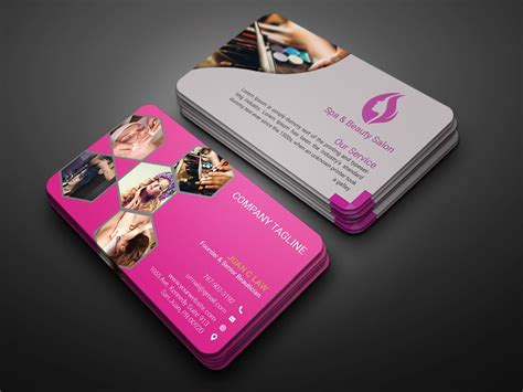 Spa & Beauty Salon Business card on Behance | Salon business cards ...