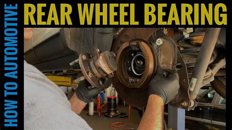 How To Replace A Rear Wheel Bearing On A Ford Edge (2007-2014) - YouTube