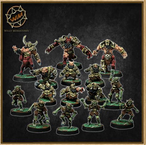 Chaos Dwarf Team – Willy Miniatures