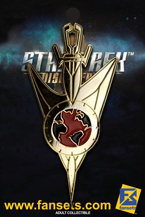 Star Trek Discovery Mirror Universe Command GOLD badge Licensed FanSet ...