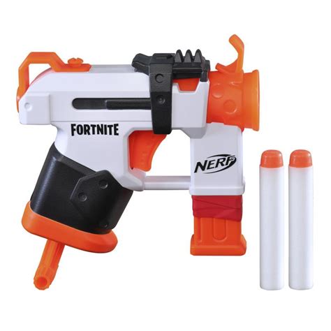 Nerf Fortnite Micro Tac SMG Mini Dart-Firing Blaster, Fortnite Tac SMG ...