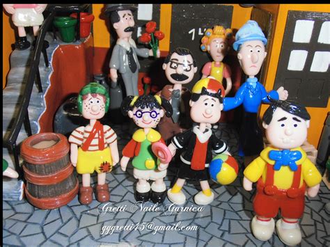 Gretti Creaciones: La vecindad del chavo con sus personajes