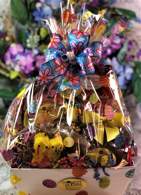 Gourmet Easter Basket - Chocolate Easter Egg Basket