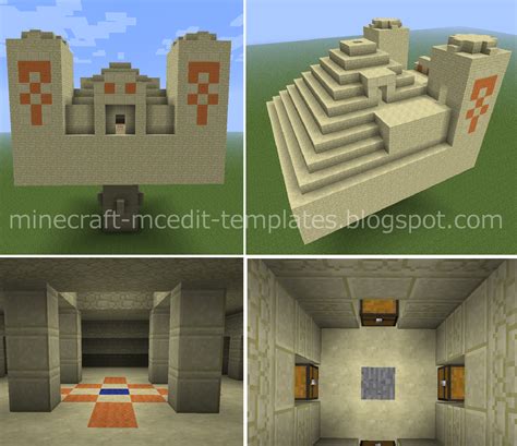 Minecraft Desert Temple Schematic