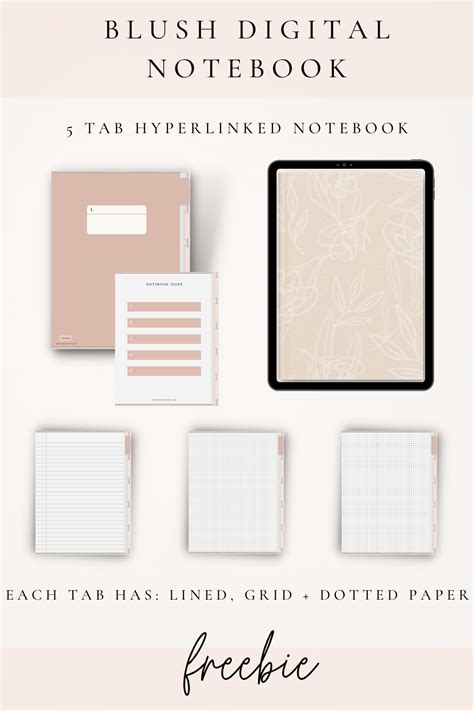 Digital Notebook Template Free - Printable Form, Templates and Letter