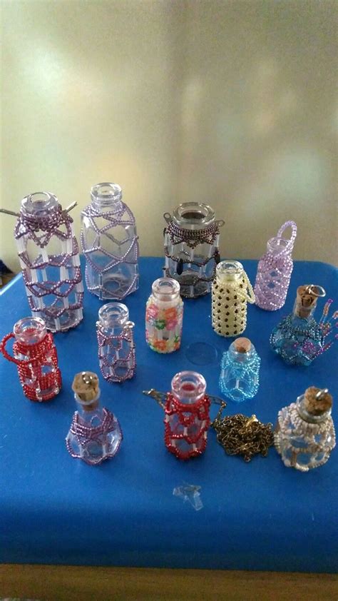 Pin by Cathy Barron on Beads | Bottle crafts, Bead bottle, Crafts with ...