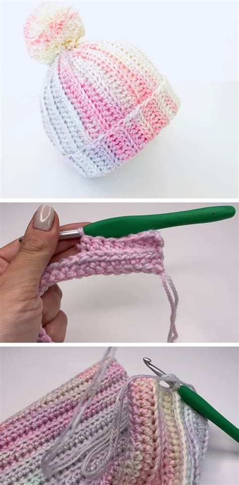 How to Crochet a Ribbed Hat – Design Peak