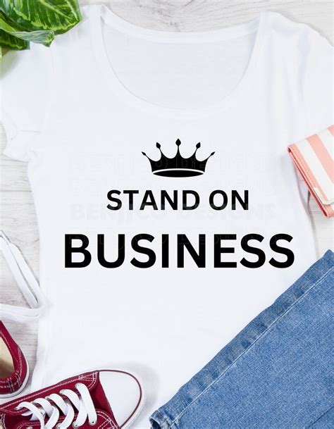 Standing on Business SVG PNG JPG Digital Download - Etsy