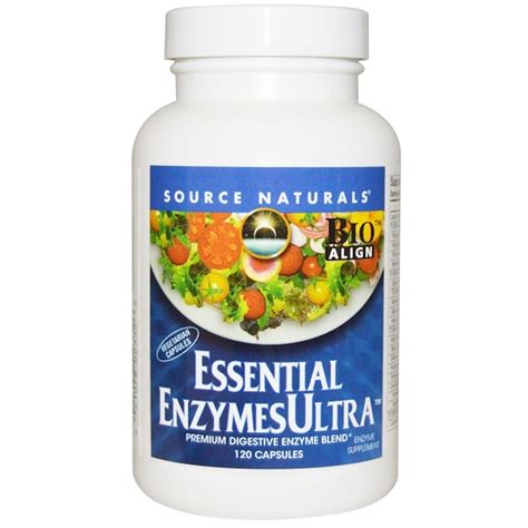 Source Naturals, Essential Enzymes Ultra, 120 Capsules - iHerb