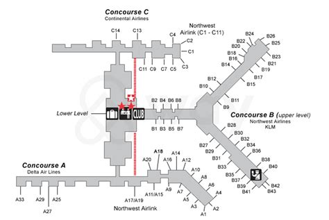 Memphis Airport Map –MEM Airport Map