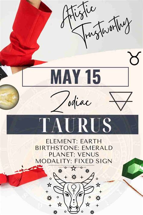 May 15 Zodiac (Taurus) Birthday: Personality, Birthstone, Compatibility ...