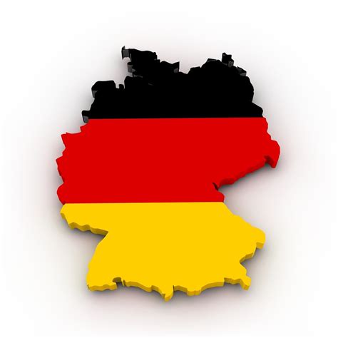 Landkarte Deutschland Flagge - Kostenloses Bild auf Pixabay