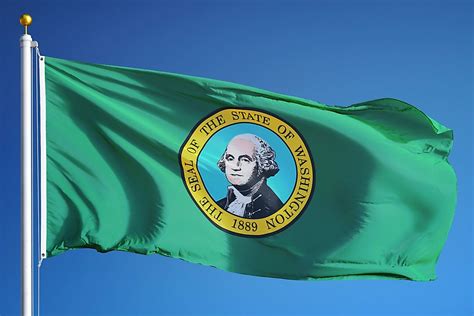 Washington State Flag - WorldAtlas.com