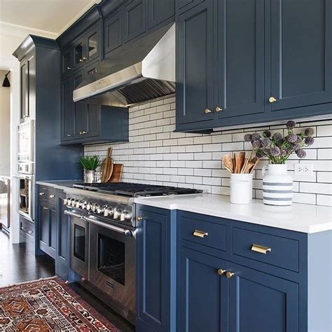 30+ Kitchen Cabinets Navy Blue