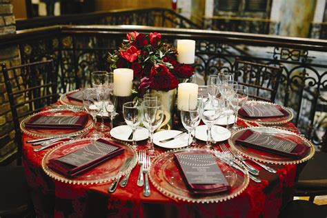 Red Table Decor | Vintage glam wedding, Red table, Wedding website free