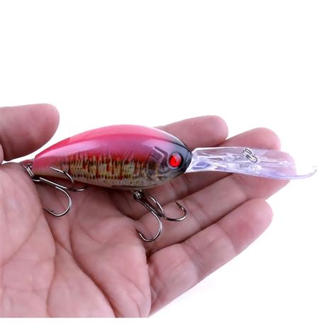 2017 Custom Design Crankbait Fishing Lure With Hard Abs Plastic 4.7 ...