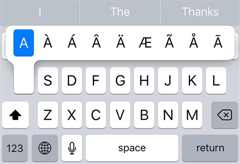 How to Type Accents on the iPhone Keyboard