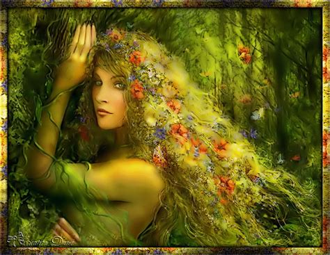 belle image - Page 90 | Goddess, Wild flowers, Green girl