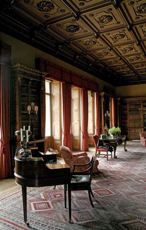 Highclere Castle, Library | Downton abbey house, Highclere castle ...